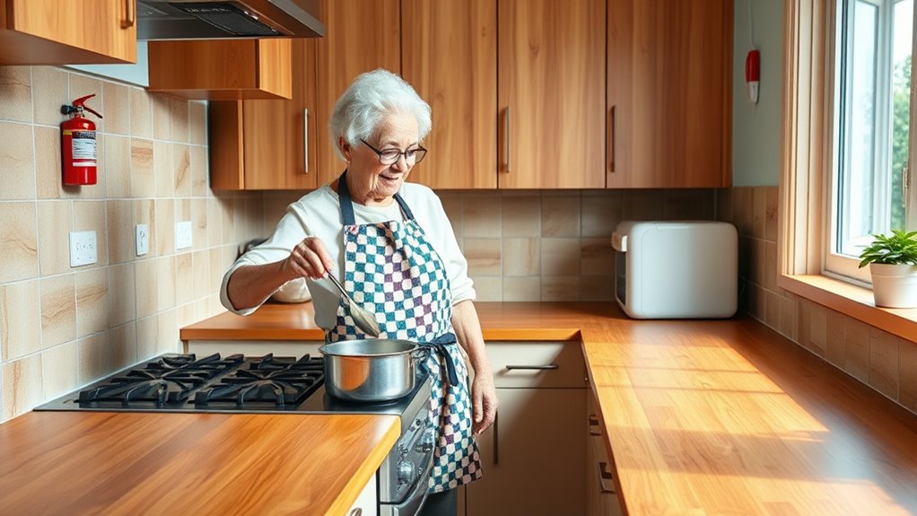 accessible safe organized kitchen