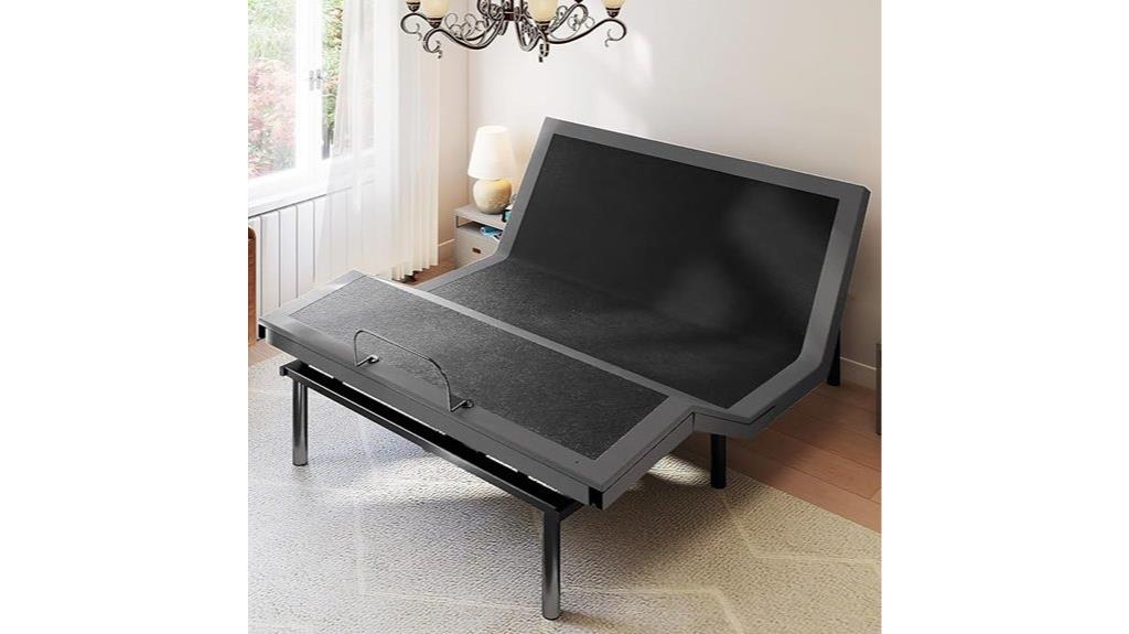 adjustable bed frame with remote