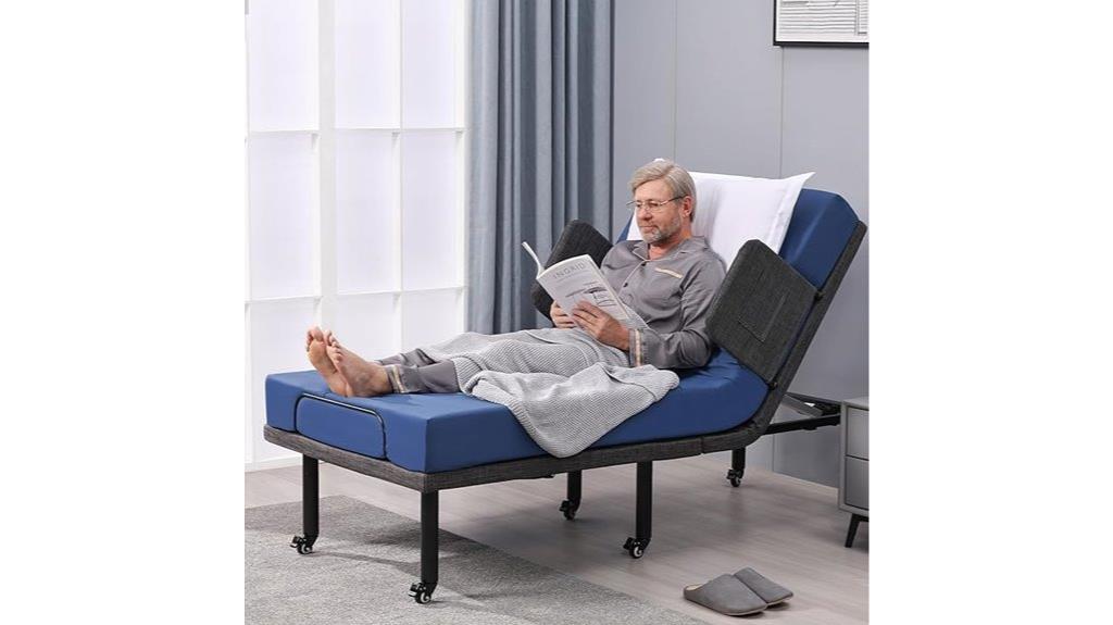 adjustable bed with mattress