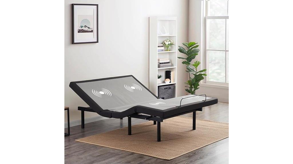 adjustable bed with remote