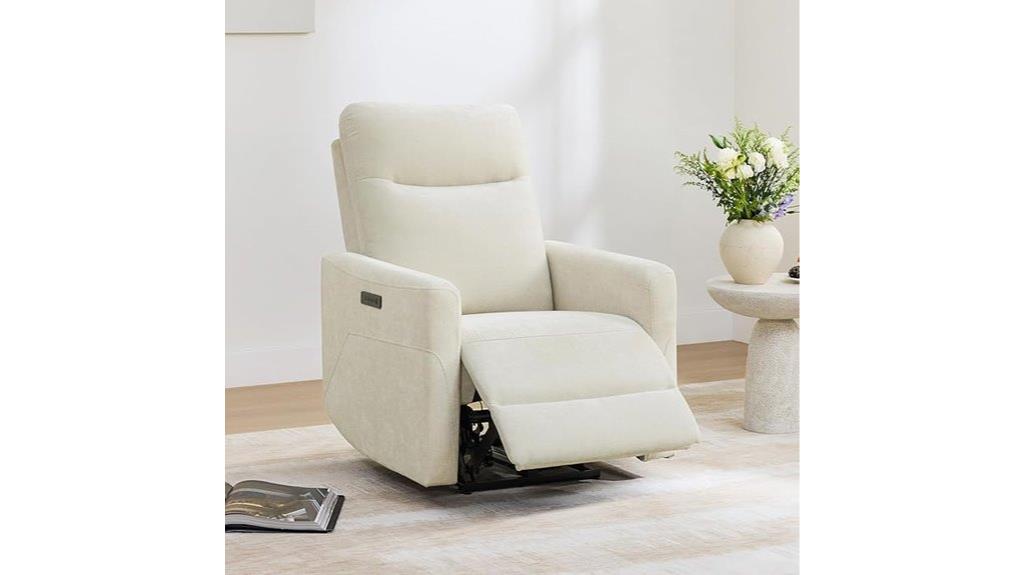 adjustable recliner with charging