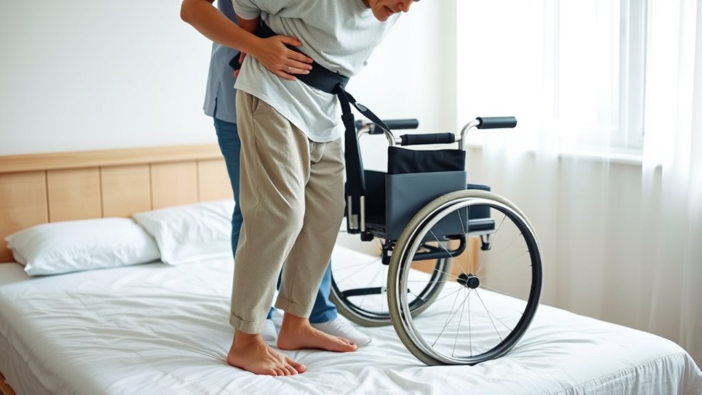 assist patient to stand