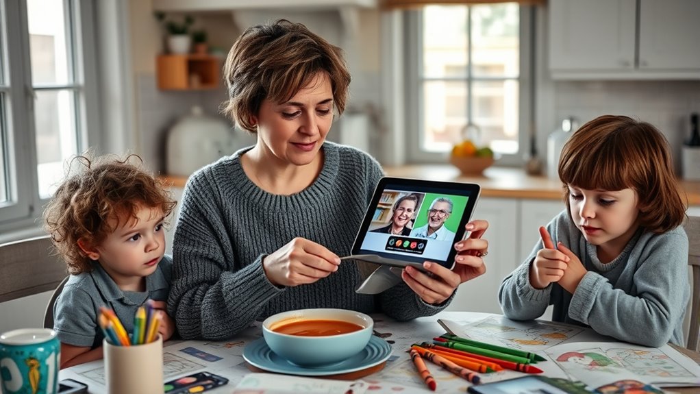 balancing elderly and children