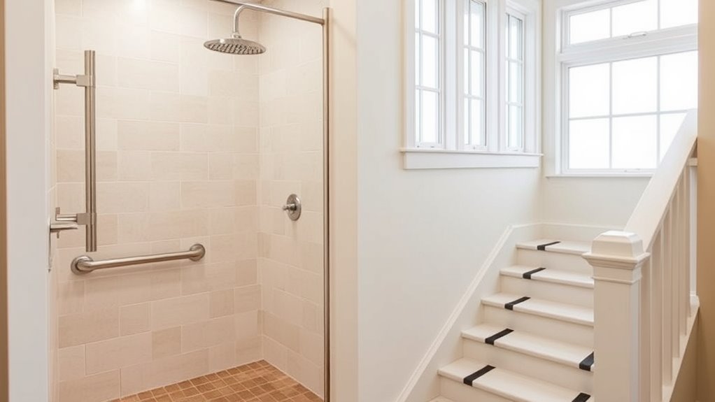 bathroom and stair safety improvements