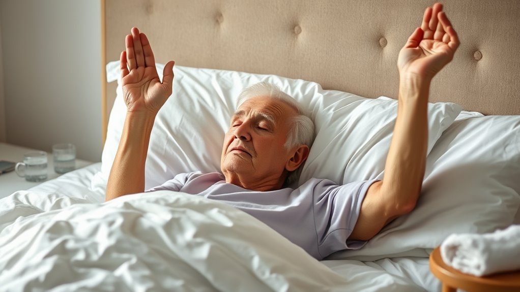 bedside senior stretching routine