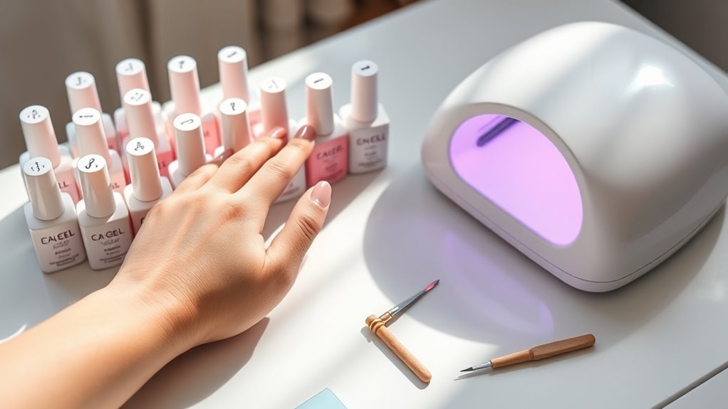 beginner friendly gel nail kit