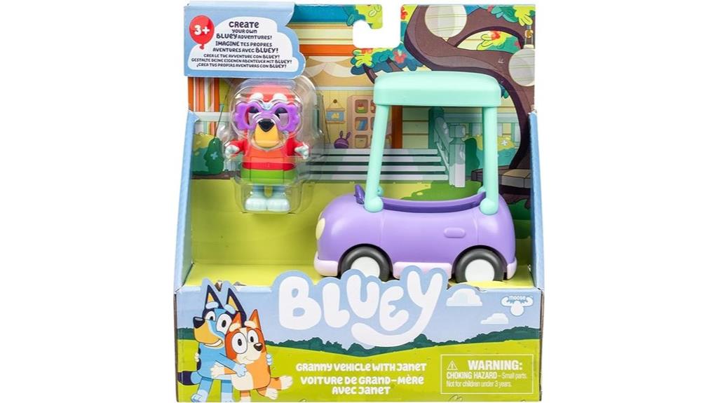 bluey toddler articulated car