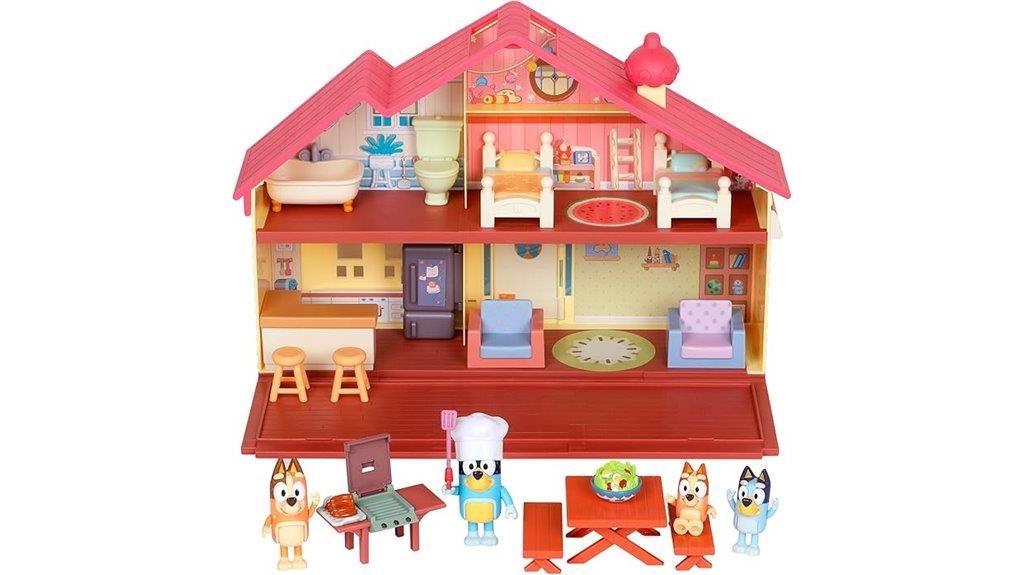bluey toy house bundle