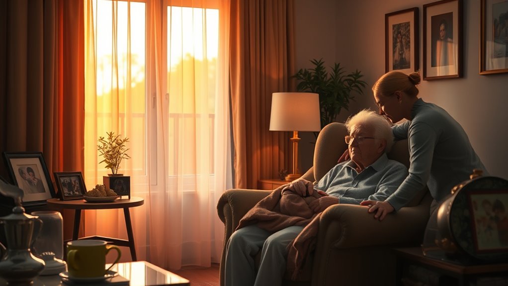 calm routines and lighting