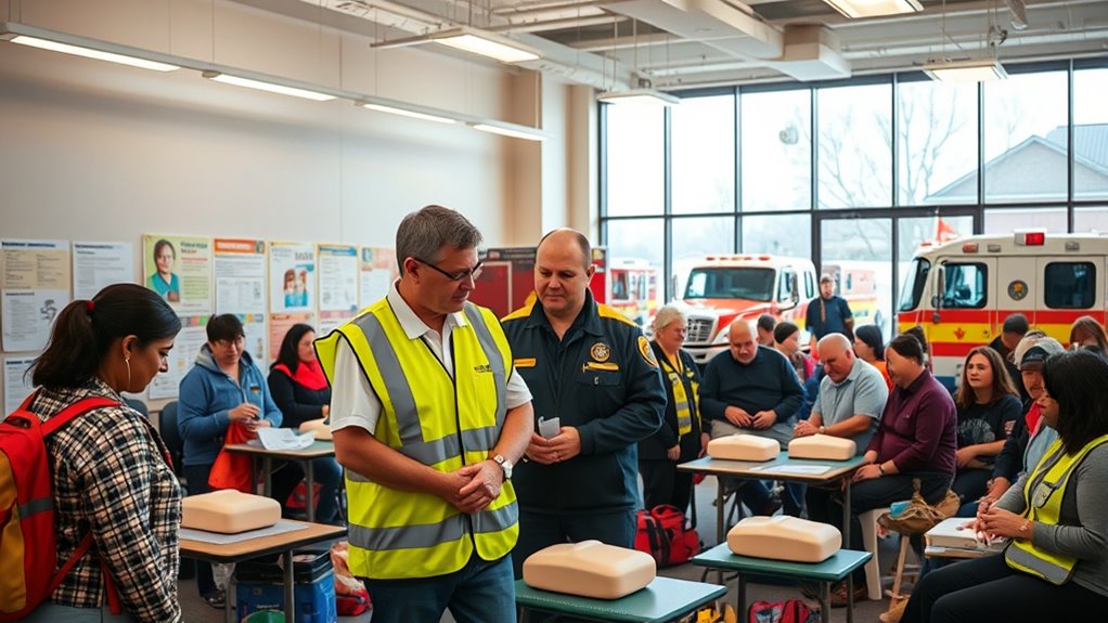 coordinate emergency community response