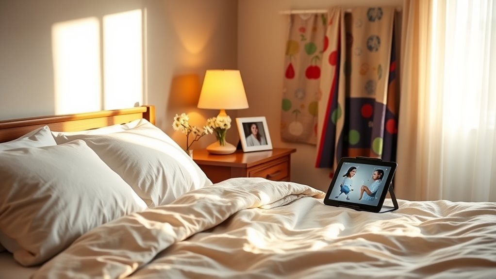 create safe cozy stimulating environment