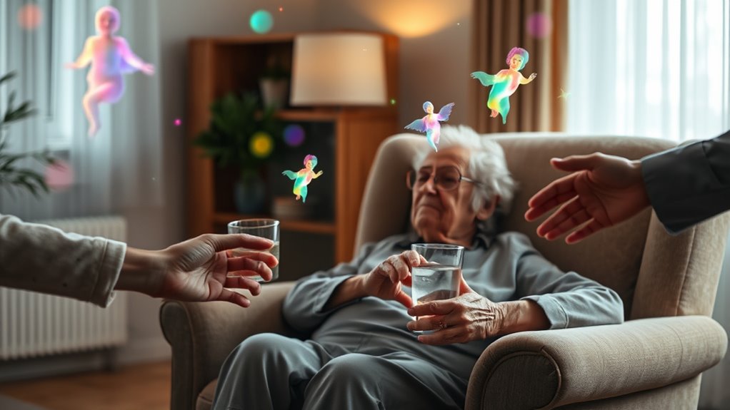 dementia hallucinations and delusions