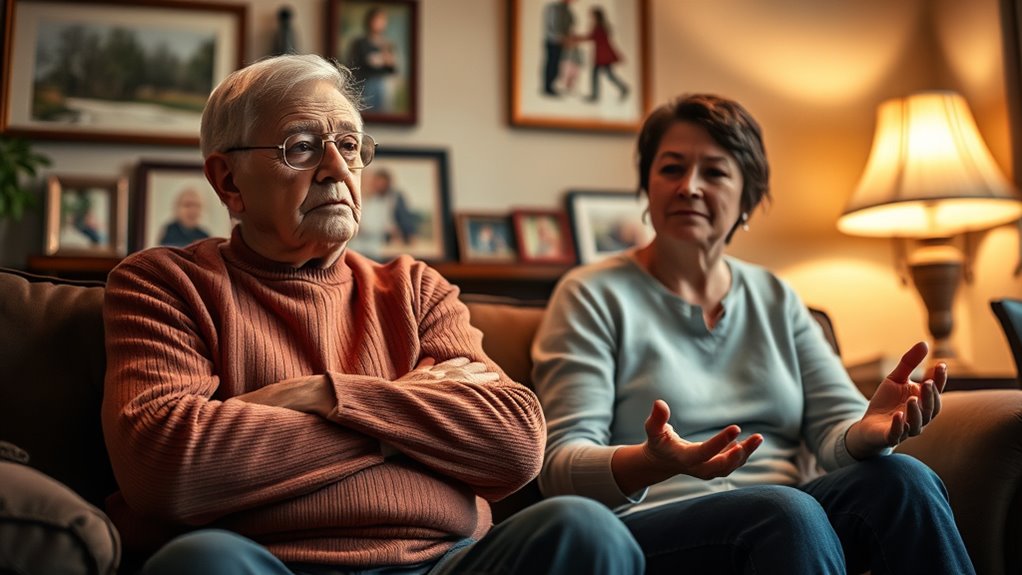 discussing finances with resistant parents