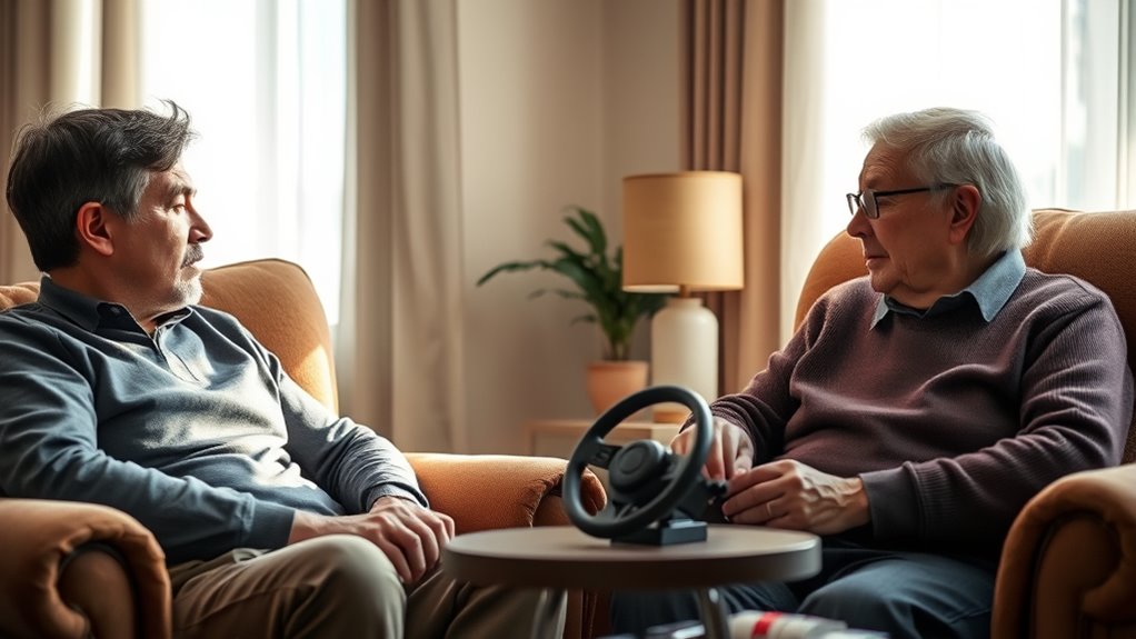 discussing senior driving safety