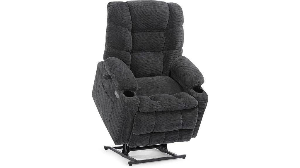 dual motor massage recliner