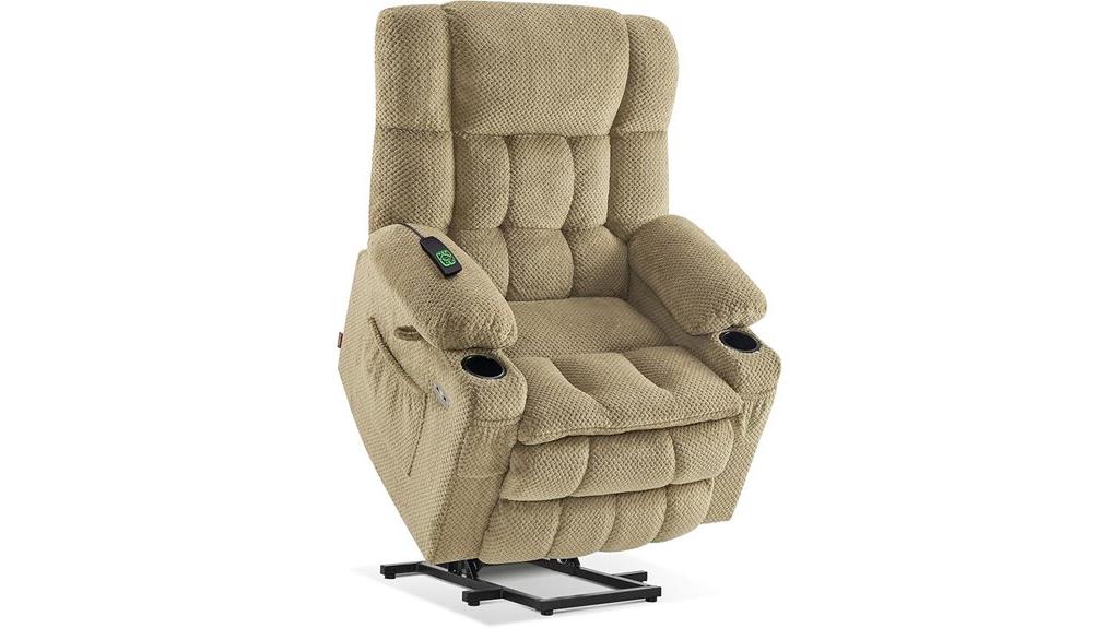dual motor recliner with massage