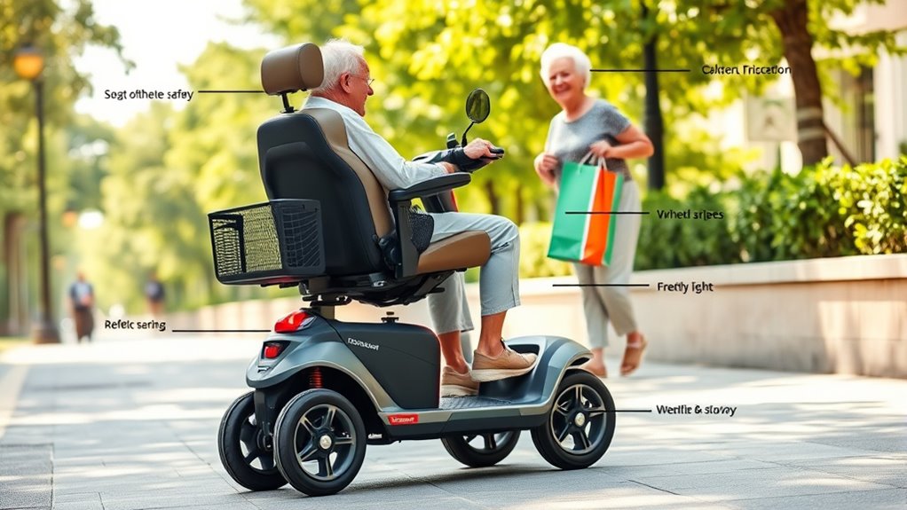 elderly scooter selection criteria