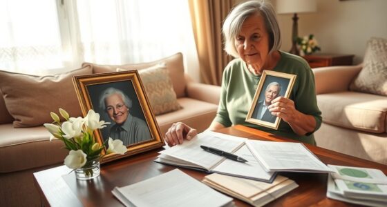 elderly spouse post funeral planning