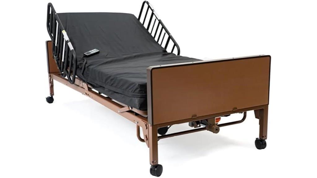 electric hospital bed with foam