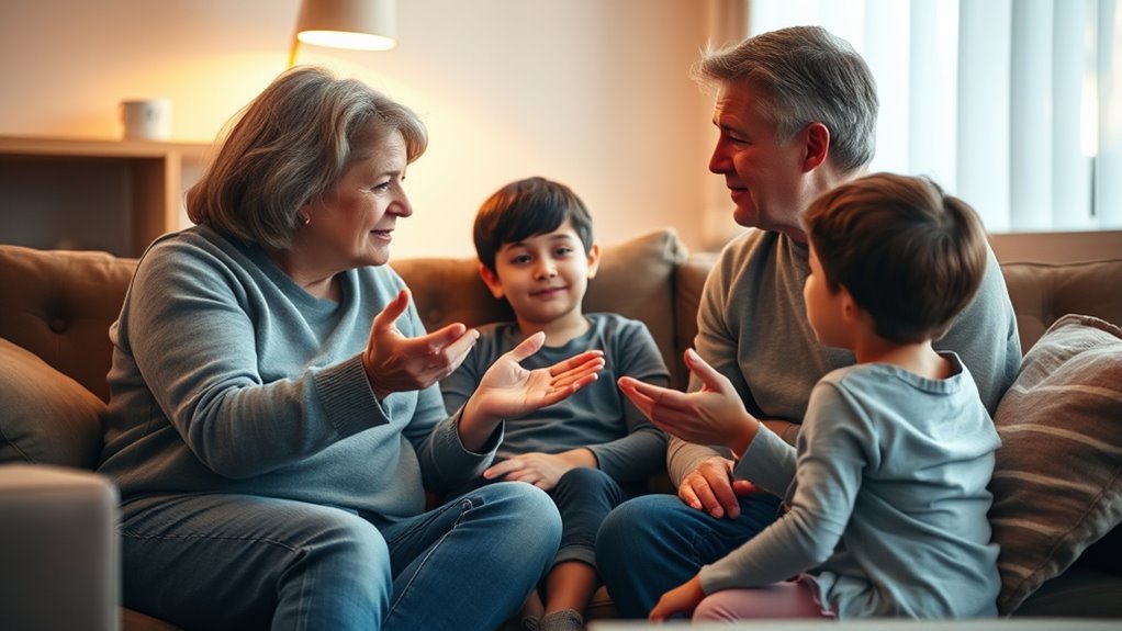 encourage open family communication