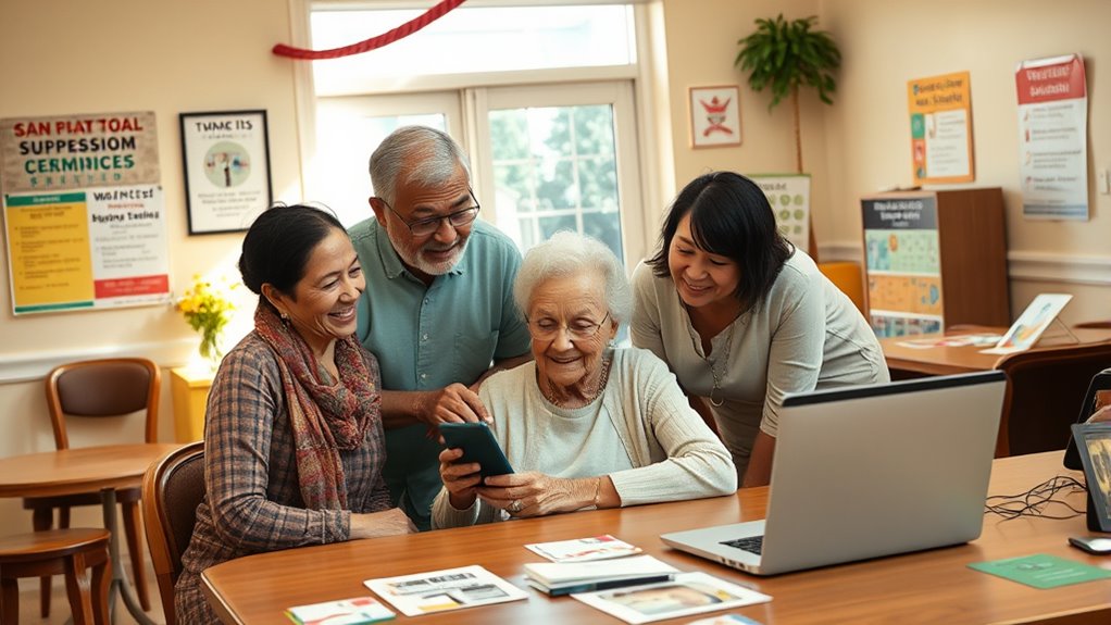 family support prevents scams