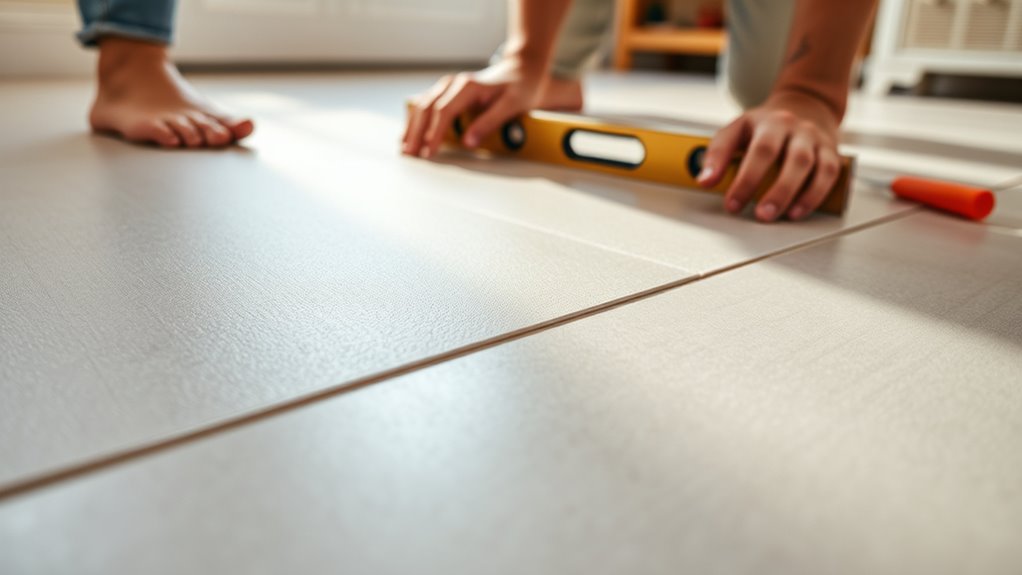 follow correct installation procedures