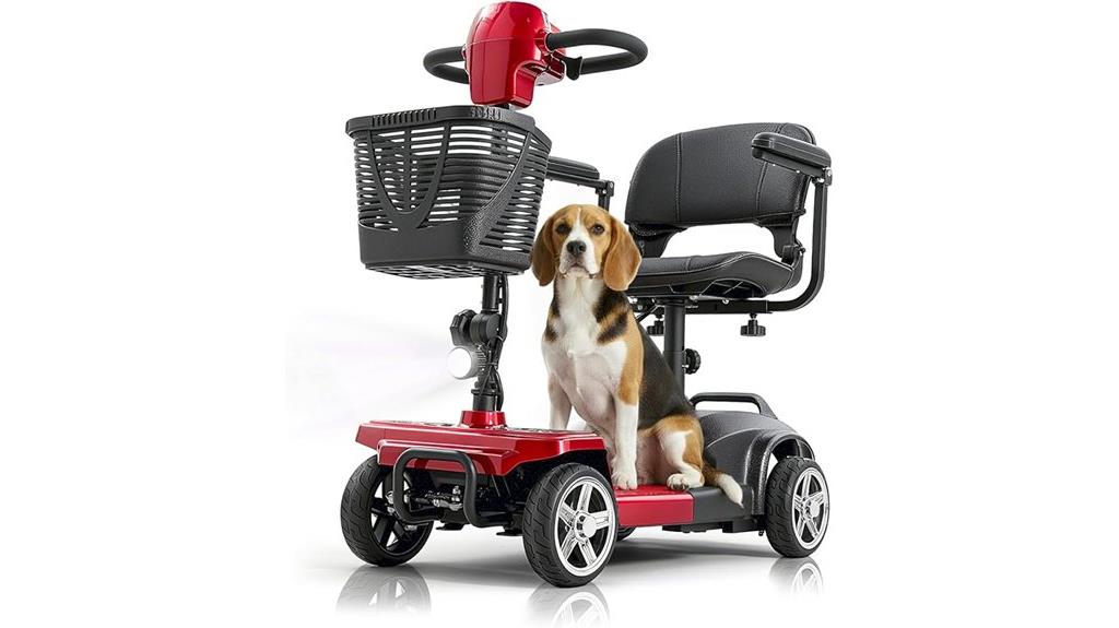 four wheel senior mobility scooters