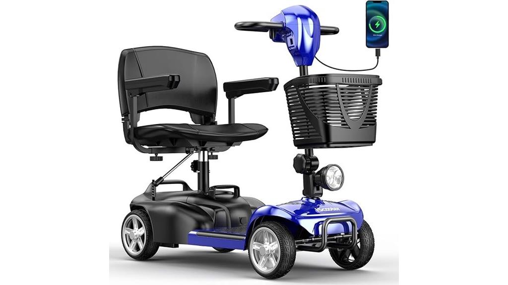 four wheel senior scooter