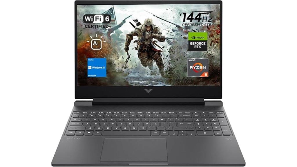 gaming laptop with amd ryzen