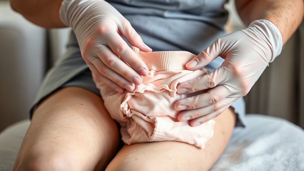 gentle hygienic diaper removal