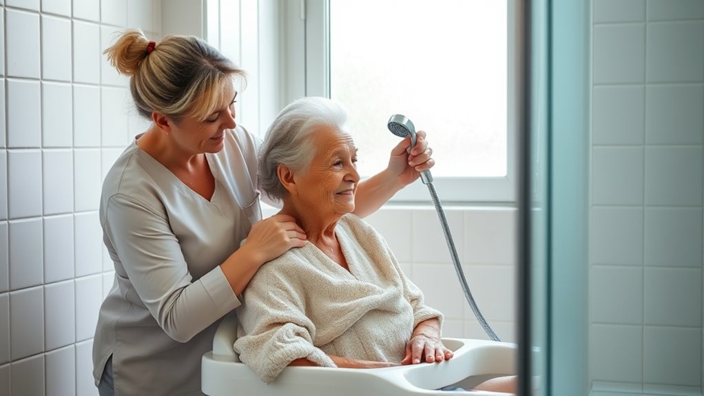 gentle safe bathing techniques
