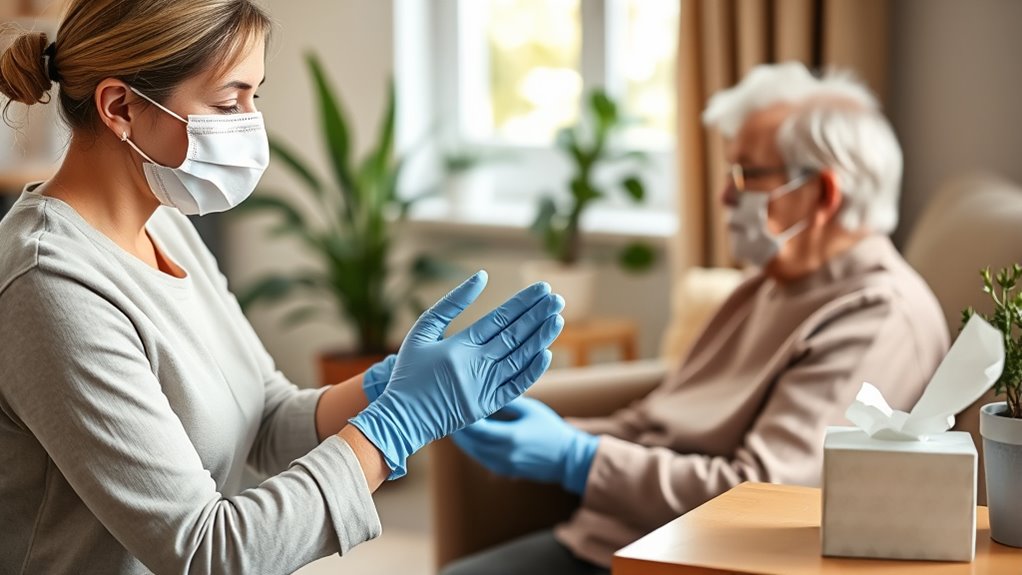 hand hygiene and surface disinfection