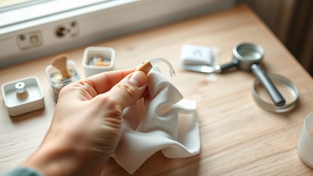 hearing aid cleaning tips