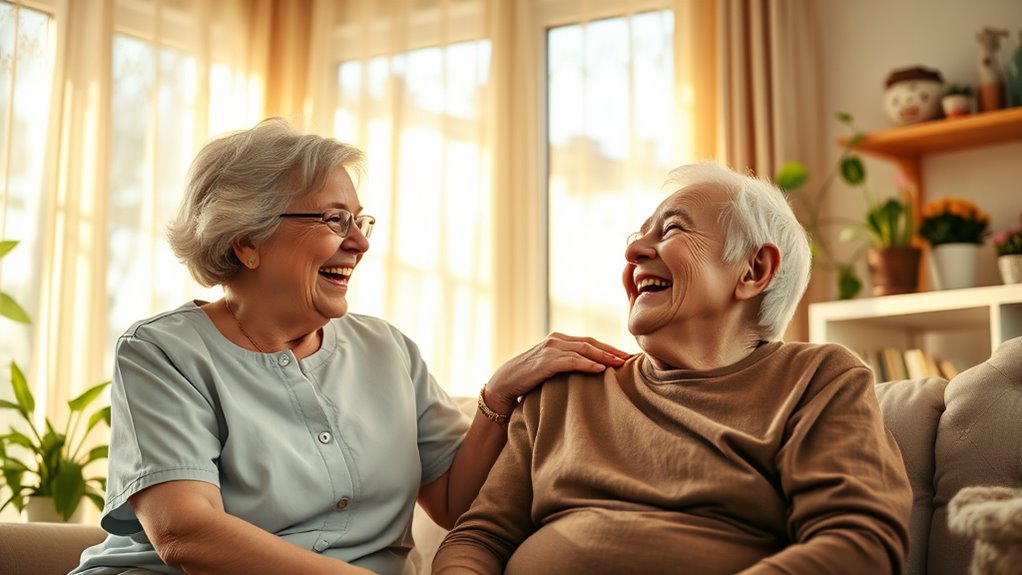 humor eases caregiving stress