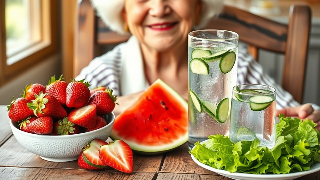 hydrating fruits and vegetables