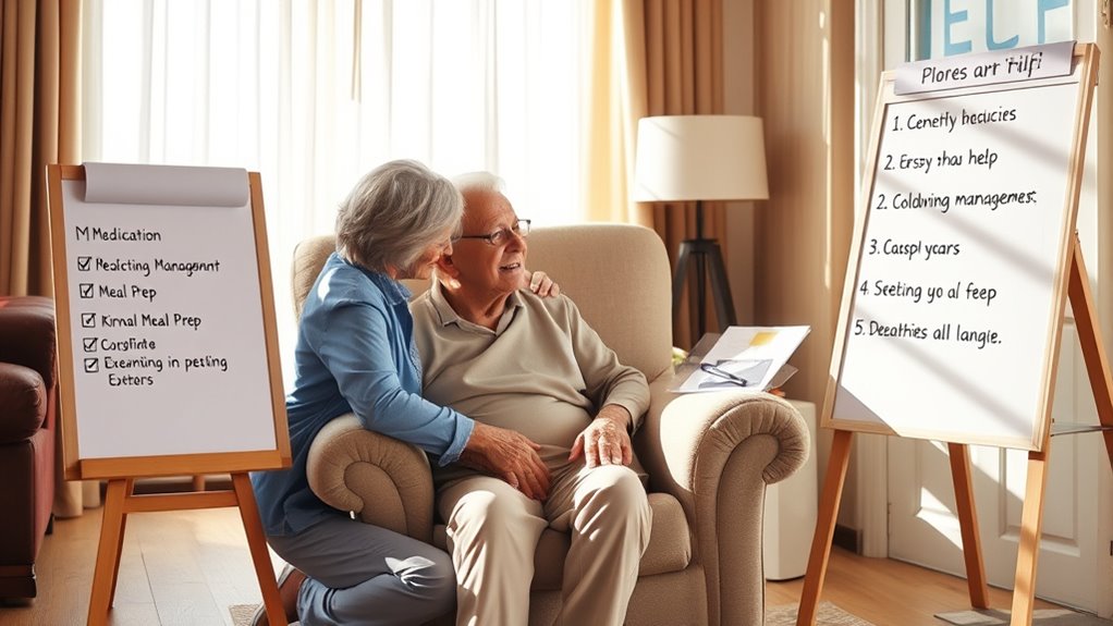 identify tasks and support areas