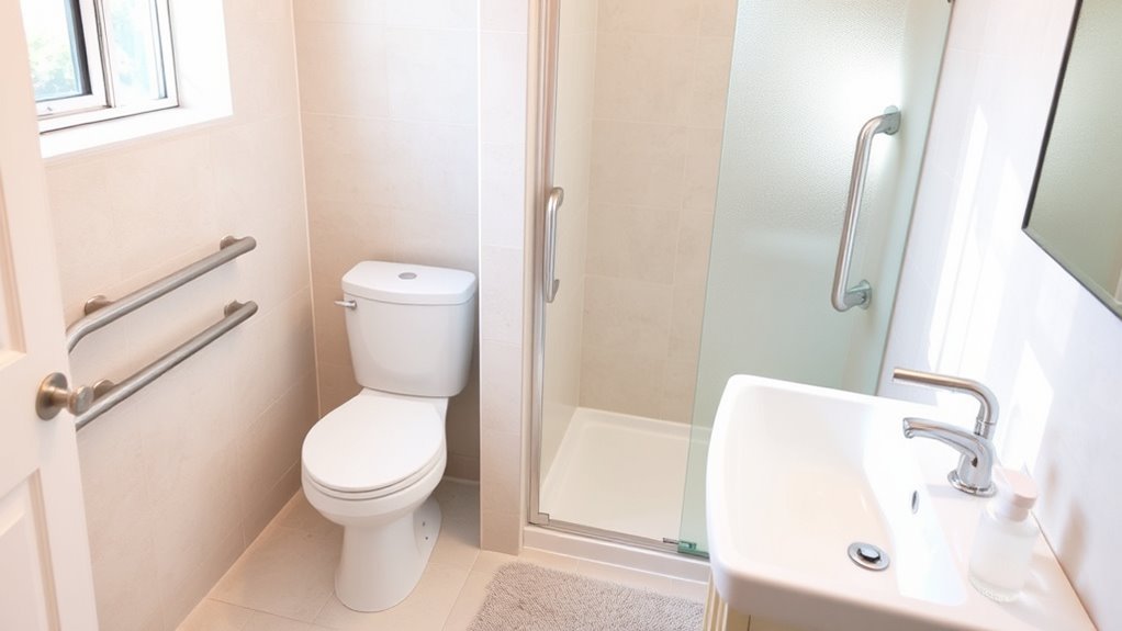 install secure textured grab bars