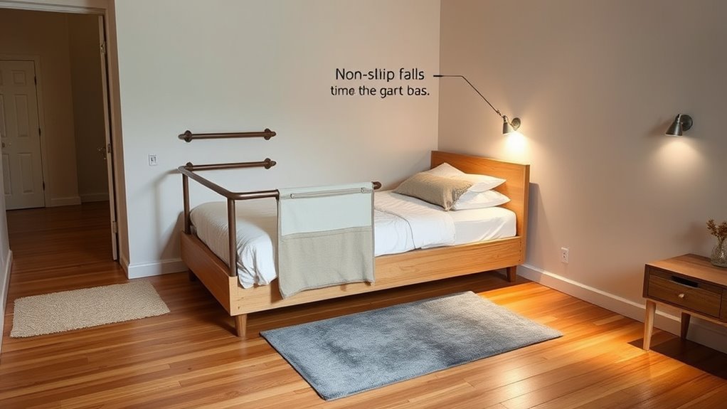 install sturdy supportive handrails