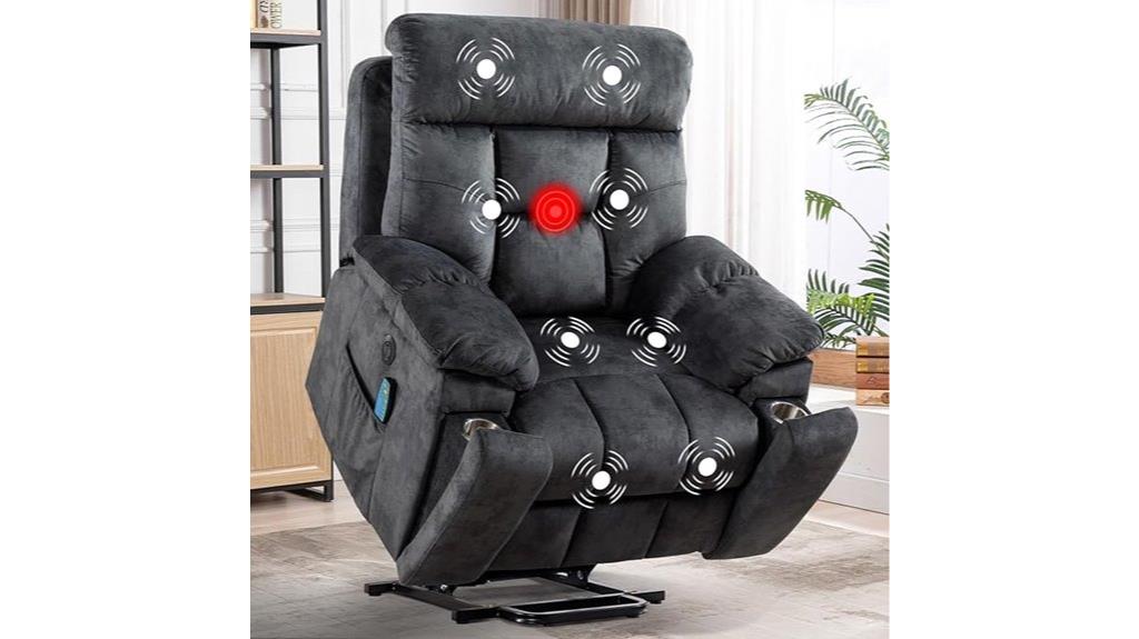 large elderly power recliner
