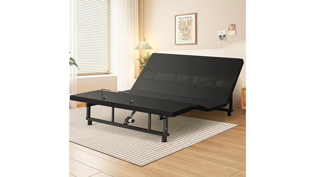 large quiet motor bed