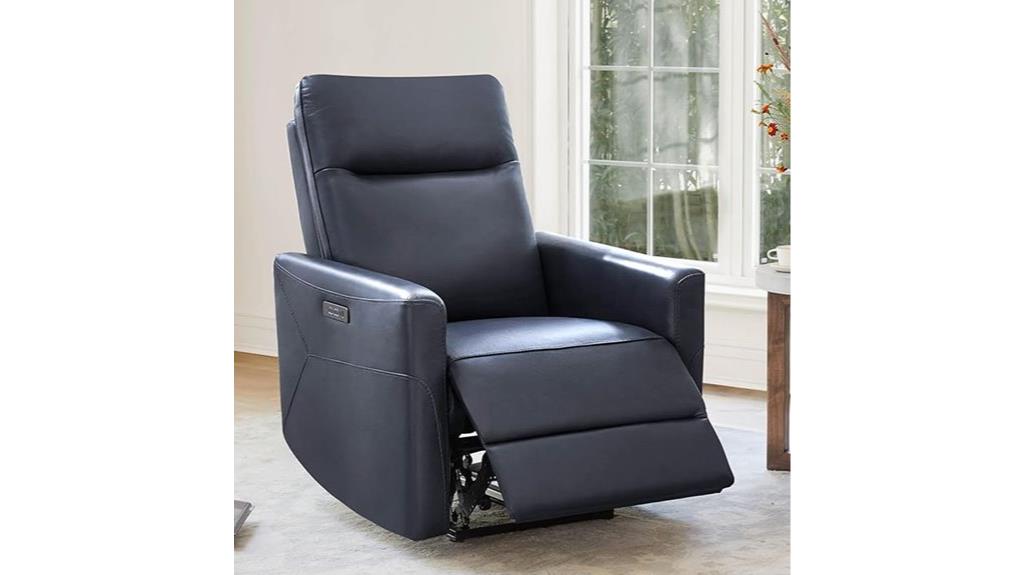 leather adult recliner