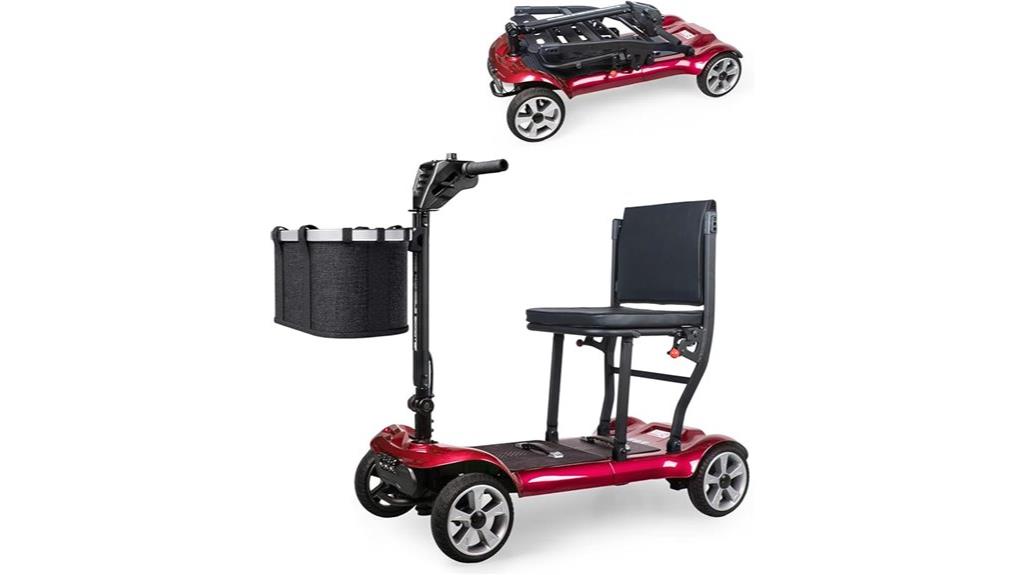 lightweight foldable mobility scooter