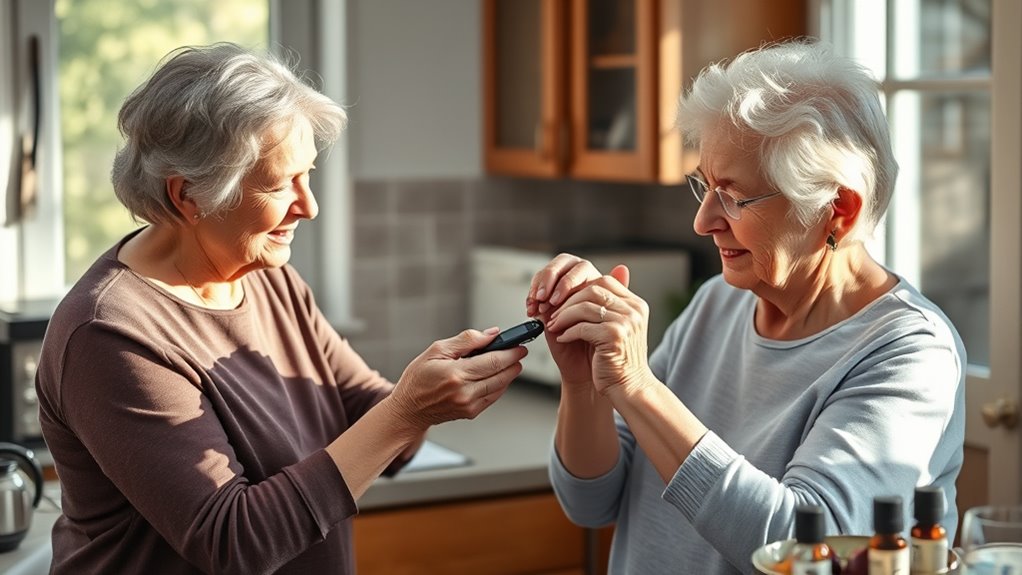 managing elderly diabetic care