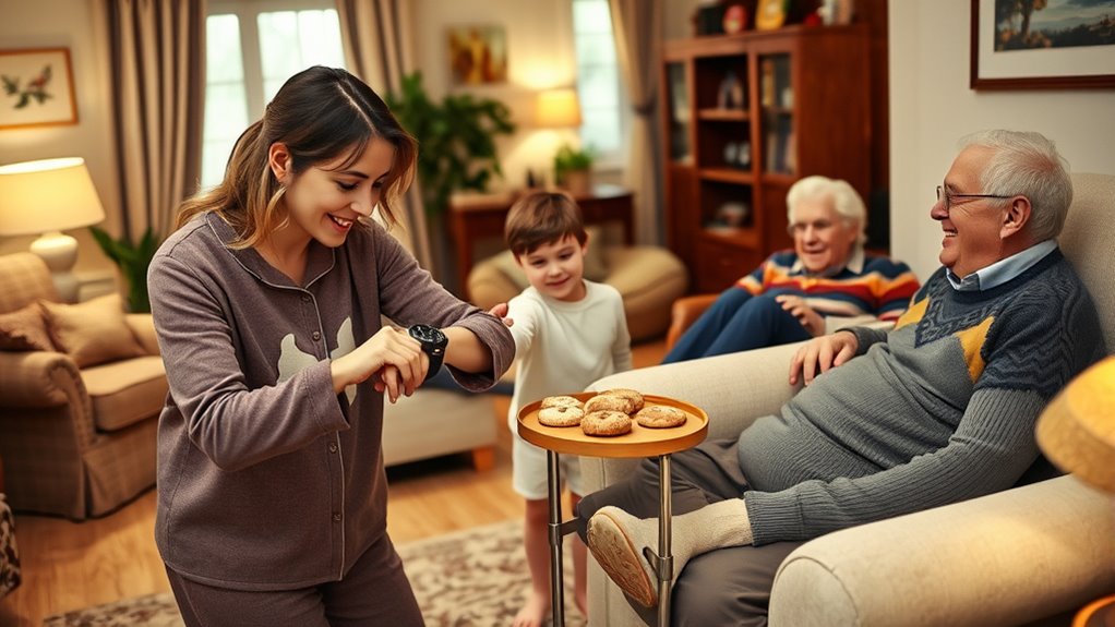 managing visitors during care