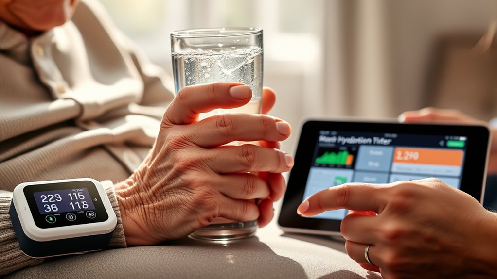 monitor hydration signs comprehensively