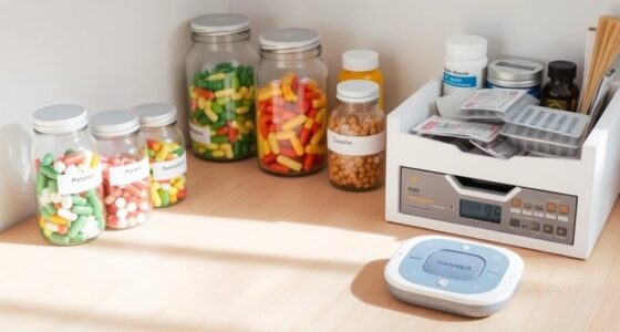 organized caregiving station setup