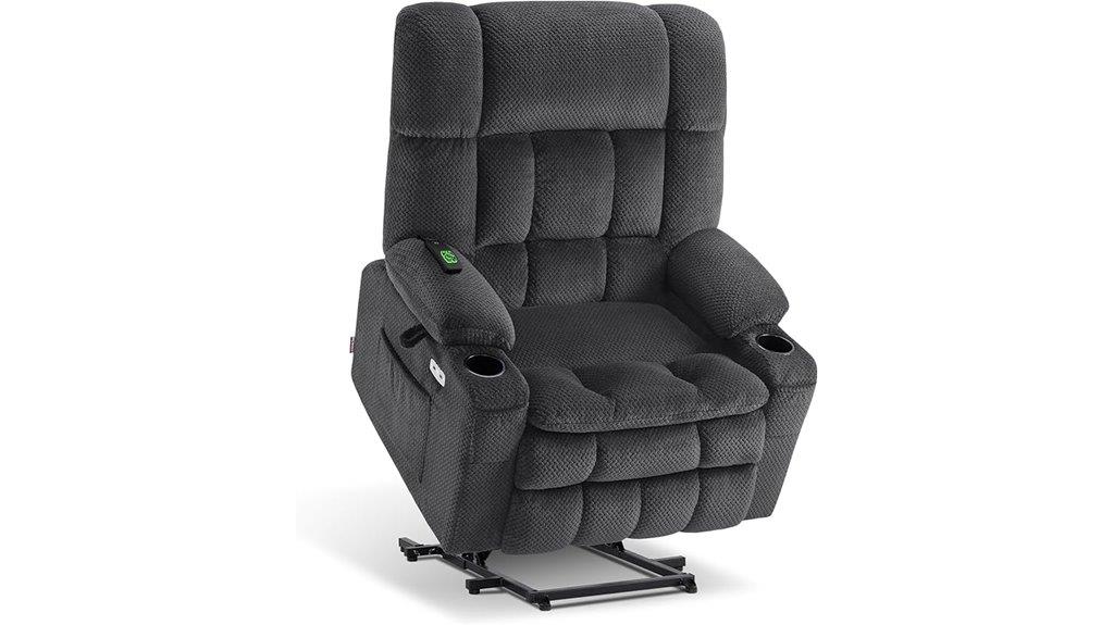 oversized elderly power recliner
