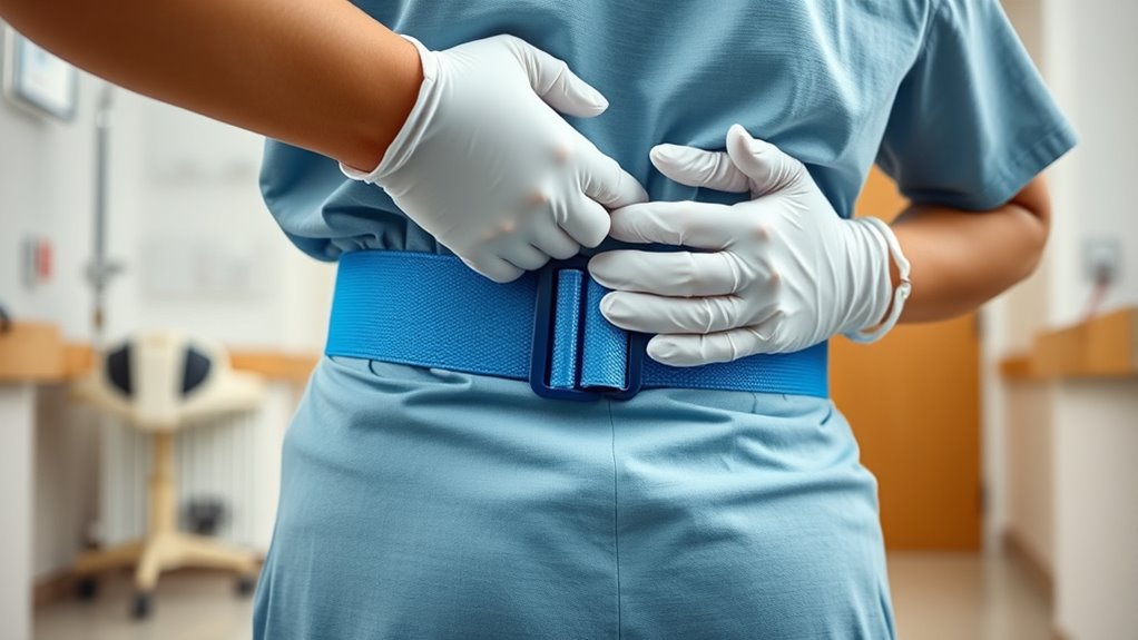 proper gait belt application