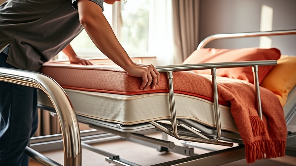 proper hospital bed assembly