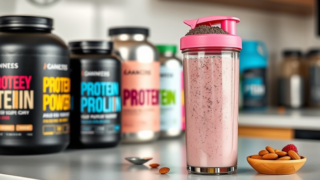 protein sugar flavor mix